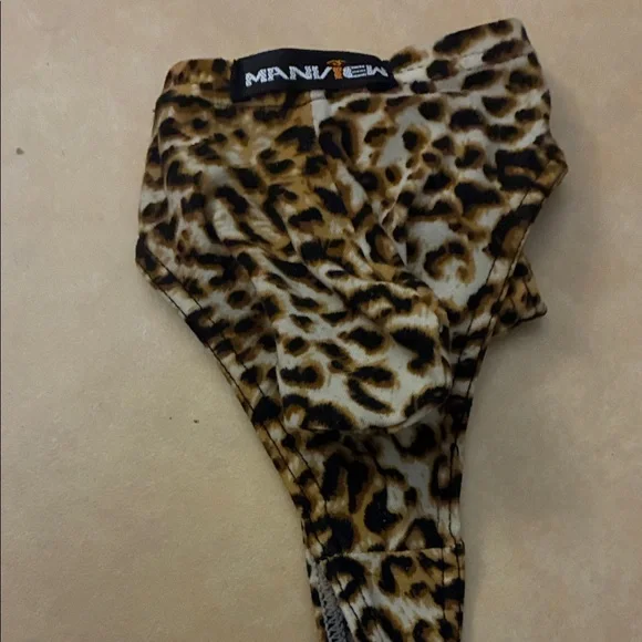 Manview mens Leopard Print Thong M - Picture 6 of 6